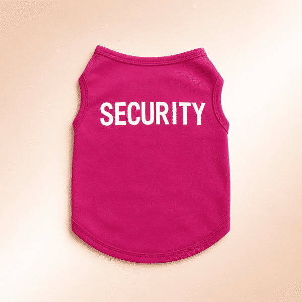 Tee shirt chihuahua rose security