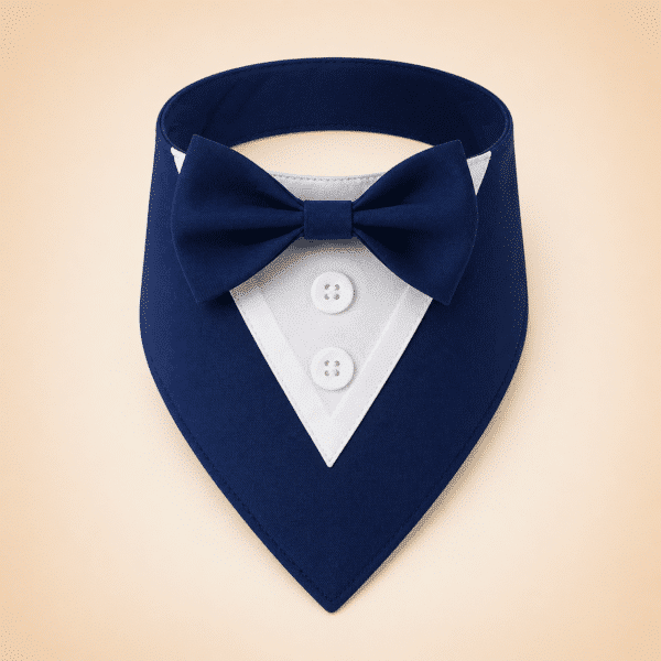 Déguisement noeud papillon bleu chien