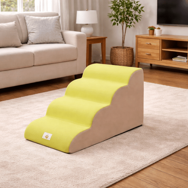 Escalier pour petit chien vert