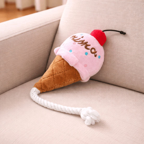 Peluche glace italienne pour chien