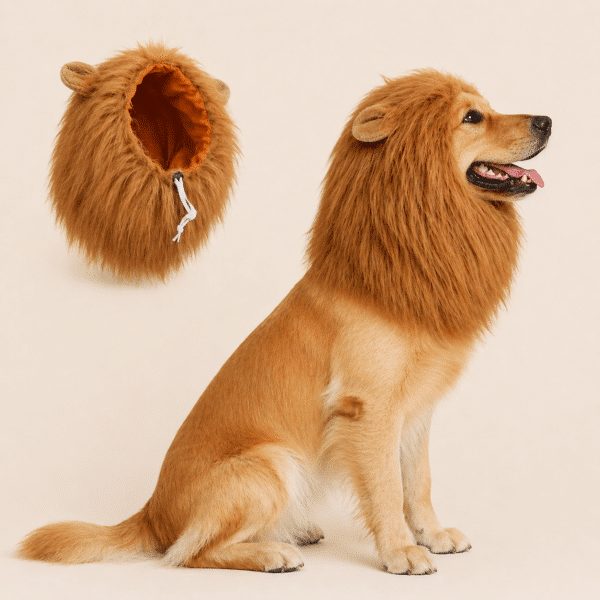 Déguisement lion chien