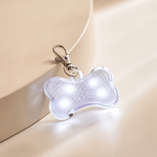 Pendentif lumineux os chien