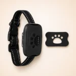 Collier pour petit chien anti-aboiement noir