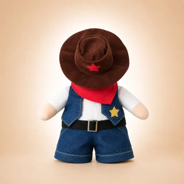 Costume cow boy petit chien
