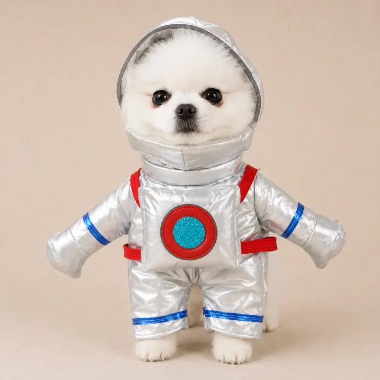 Déguisement astronaute petit chien gal