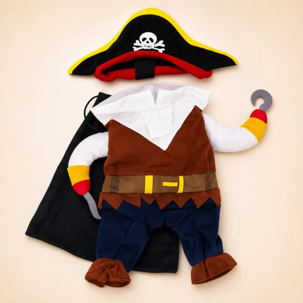 Déguisement capitaine croché petit chien