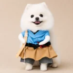Déguisement écolière petit chien gal