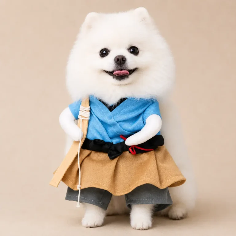 Déguisement écolière petit chien gal