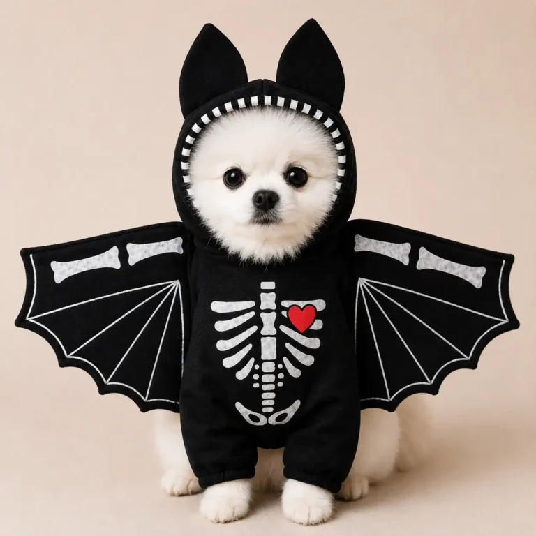 Déguisement hallowen chauve souris spitz gal