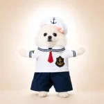 Déguisement marin petit chien gal