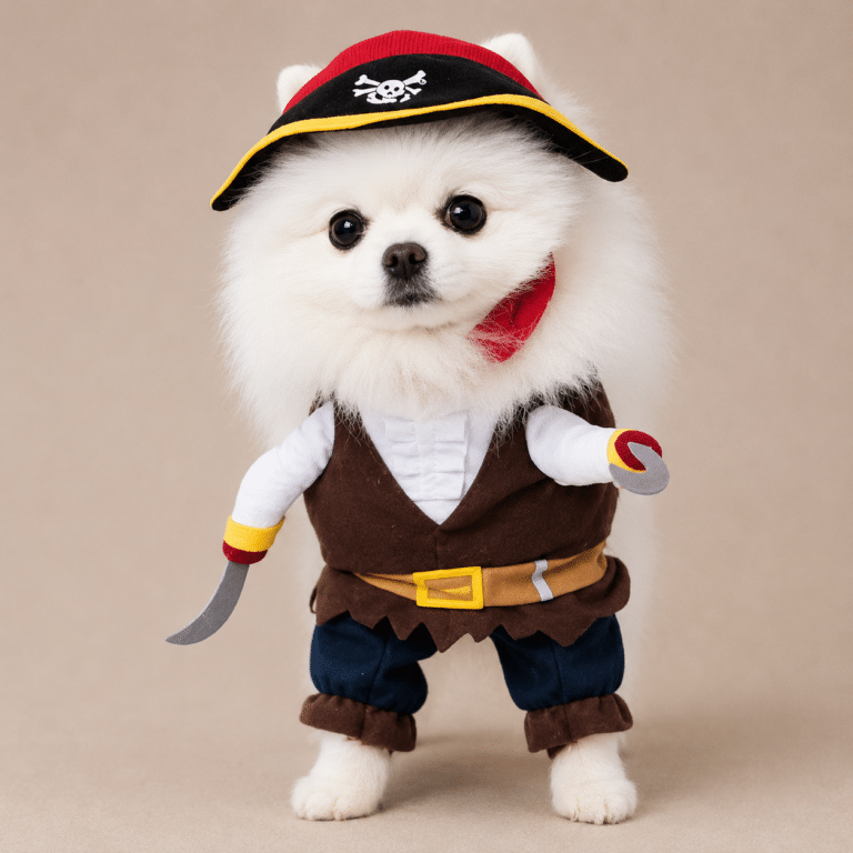 Déguisement pirate petit chien