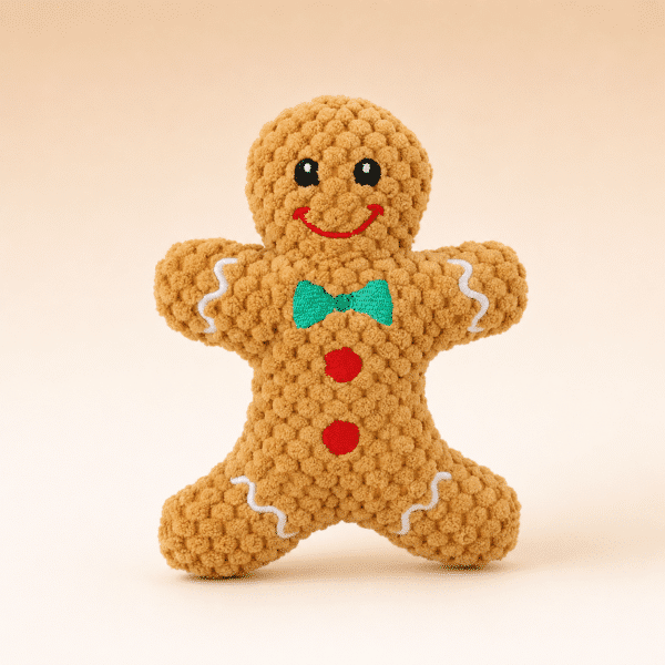 Peluche pain d'épice noël petit chien
