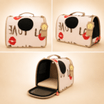 Sac de transport love crème chienggaa