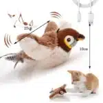 Jouet interactif pour chien oiseaux 6