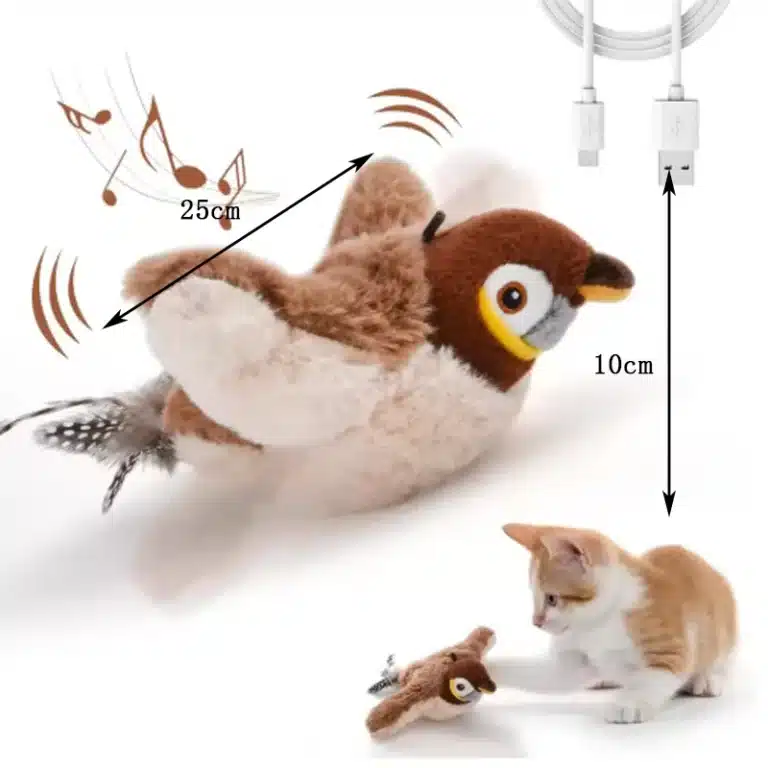 Jouet interactif pour chien oiseaux 6