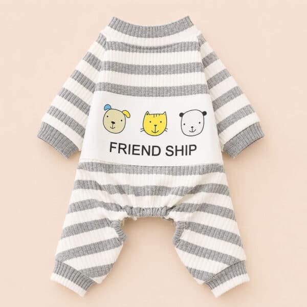 Pyjama friend ship gris spitz