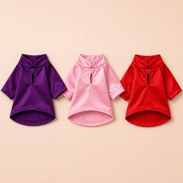 Pull en satin pour chihuahua