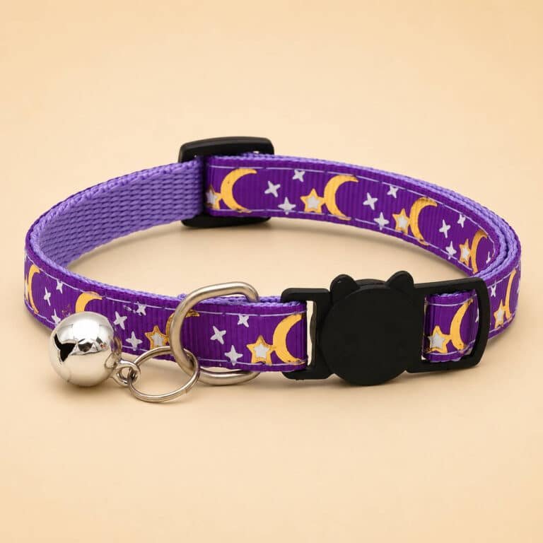 Collier Pour Chien Lune Violet