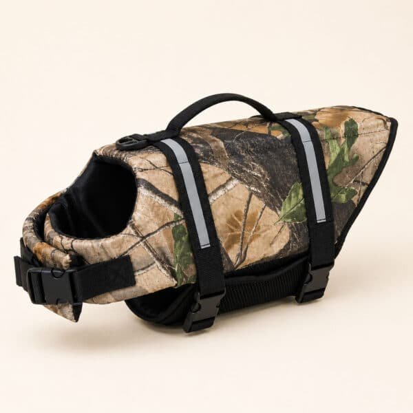 Gilet de sauvetage camouflage pour chien