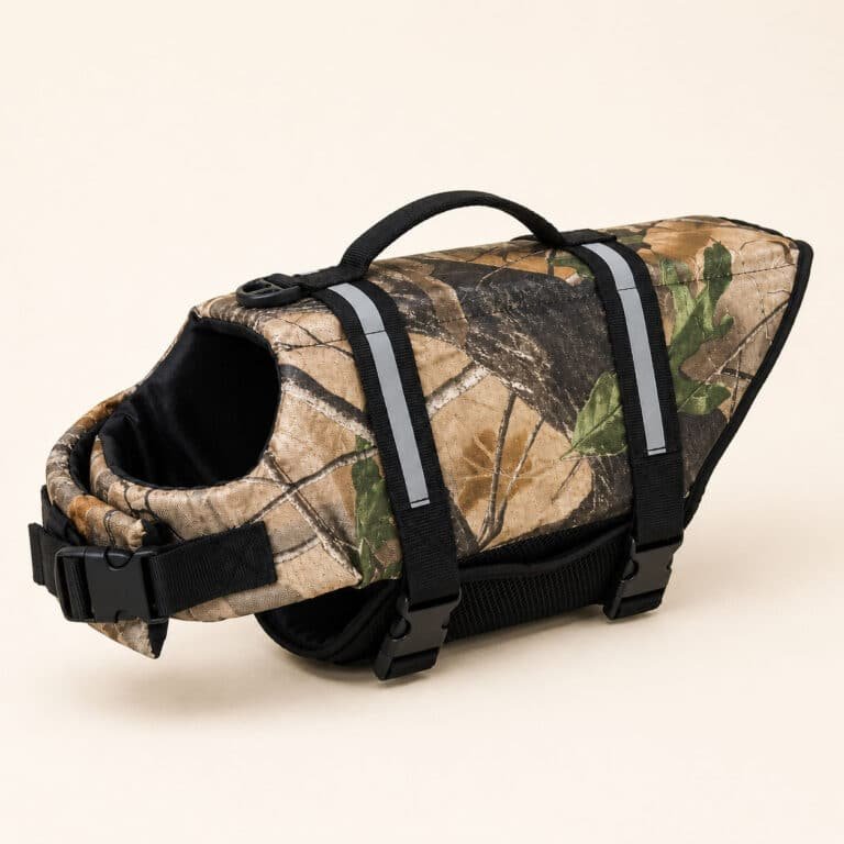 Gilet De Sauvetage Camouflage Pour Chien