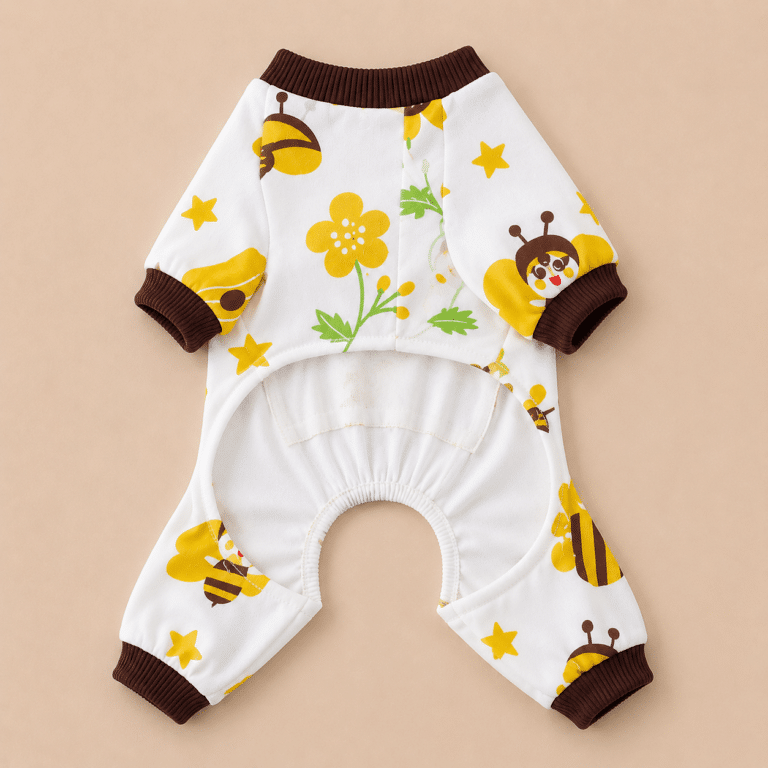 Pyjama chihuahua abeille jaune et marrongal